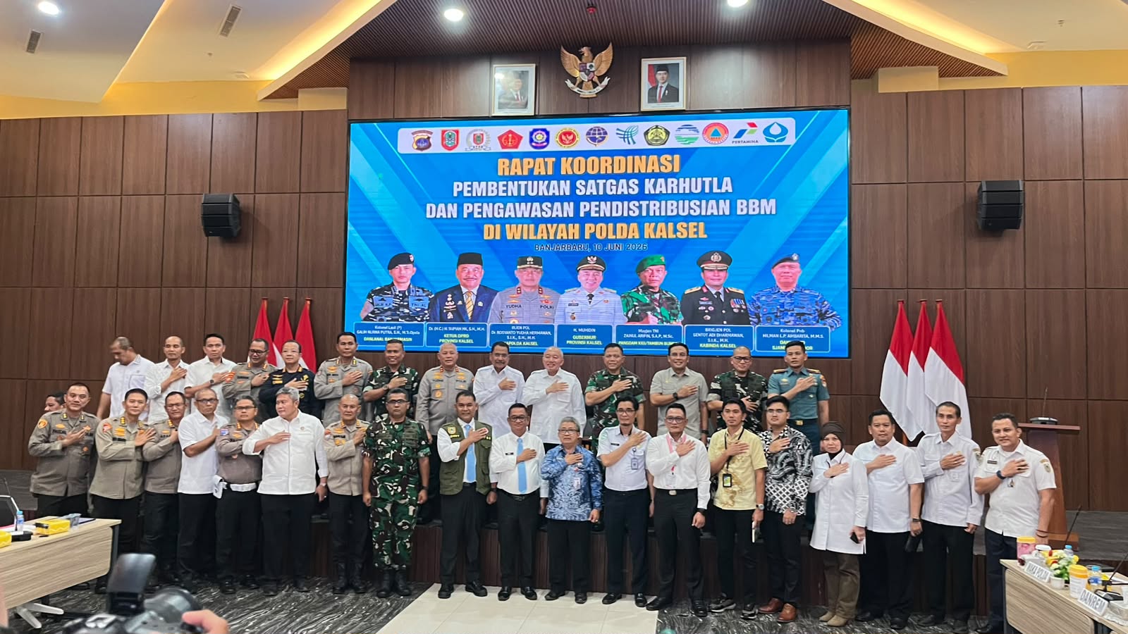 BMKG Kalsel Menyampaikan Perkembangan Musim Kemarau : Bergerak Cepat Satgas Karhutla dan Distribusi BBM