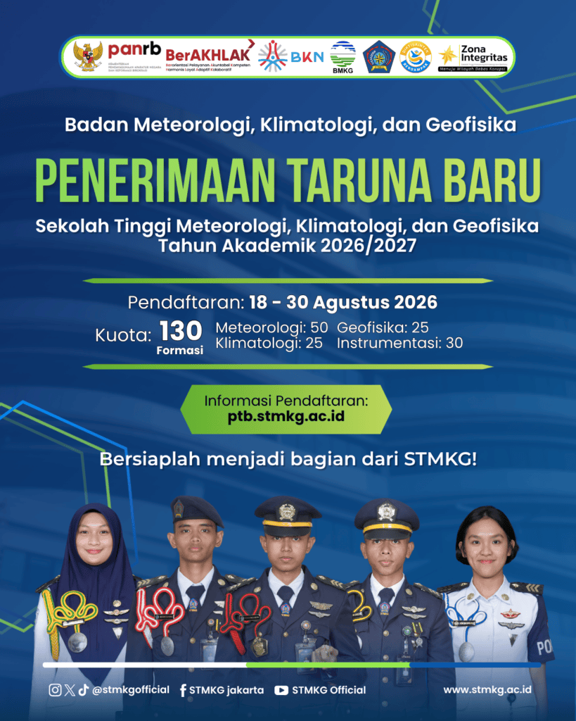 Penerimaan Taruna Baru STMKG Tahun 2026